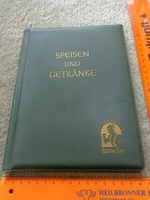 Alte Schreibmappe mit Block