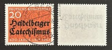 BUND HEIDELBERGER KATECHISMUS MiNr. 396 I BPP gepr. PLATTENFEHLER gest. BRD 1963