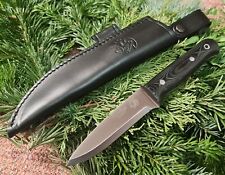 J&V Adventure Knives WOODLORE MICARTA Bushcraft Messer 14C28N Sandvik Stahl 
