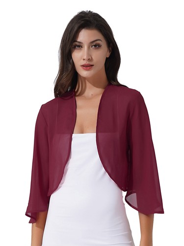 Damen chiffon bolero - damen,