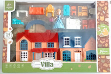 Tragbares Puppenhaus Villa mit