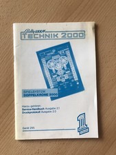 Spielautomat Doppelkrone 2000 Service Handbuch mit Verdrahtungsplan (1995) 