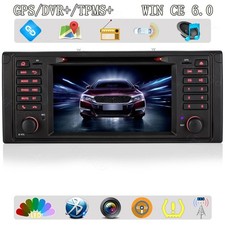 7" Autoradio 1DIN GPS Navigation Touchscreen DVD MP3 CD Für BMW X5 E53 5er E39