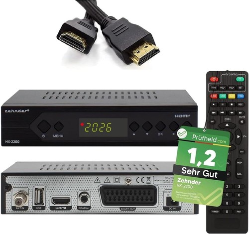 Zehnder 2200 sat receiver - hx-2200,