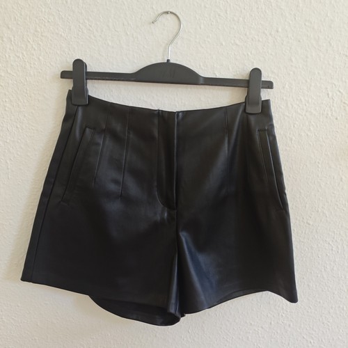 Kunstleder shorts highwaist - shorts,,