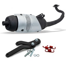 Auspuffanlage LeoVince Komplettanlage TOURING, Stahl, mit Zulassung für Peugeot