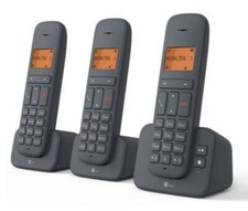 Telekom Sinus CA37 Trio Schnurlos Telefon mit Anrufbeantworter 3 Mobilteile