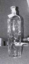 Moderne  Deko Glasflasche /