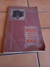 Goerz Anschütz Klapp Camera Ango Angebotsheft ca. 1900