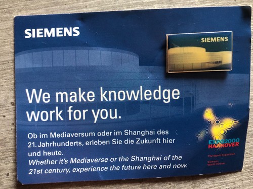 Siemens metall firmen pin - metall, firmen-pin
