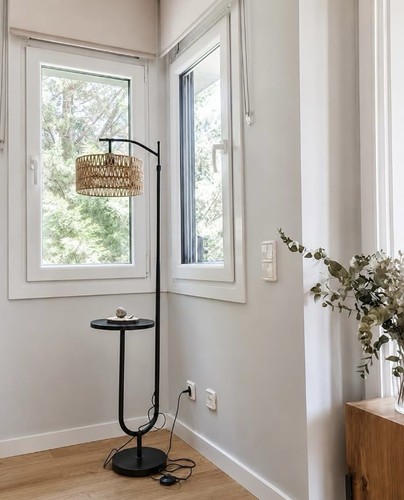 Stehlampe mit beistelltisch - stehlampe,