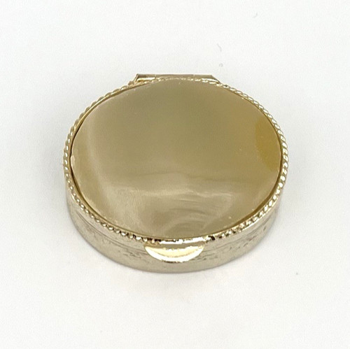 Vintage pillendose onyx marmor - vintage,