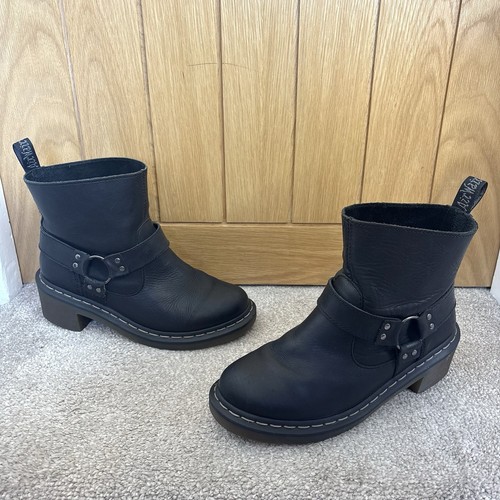 Martens schwarze leder - dr,