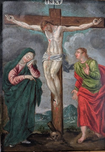 Kreuzigung mit maria und - mit,