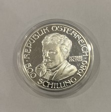 Münze Österreich 500 Schilling, 1989 Koloman Moser