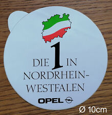 Sticker Aufkleber NRW Opel Auto Oldtimer Nordrhein-Westfalen 80er Jahre