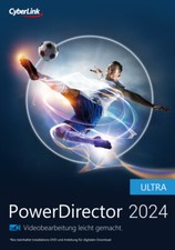 CyberLink PowerDirector 2024 Ultra ESD (Download) 64-Bit Windows 11/10 eMail