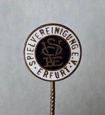 SV Spielvereinigung Erfurt Deutschland DDR Anstecknadel Sammlung Auflösung