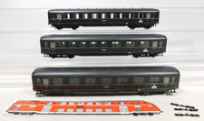 Märklin H0 AC 3x Personenwagen Waggons DR DRG NEM KKK beleuchtet s.g. #EH642-2
