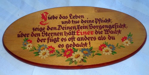 Schild spruch herr gott - schild,