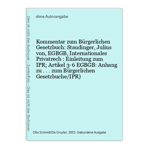 Kommentar zum bürgerlichen - kommentar,