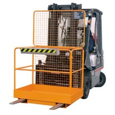 Arbeitsbühne für Stapler, Arbeitskorb, Montagebühne, Staplerkorb, 300 kg, breit