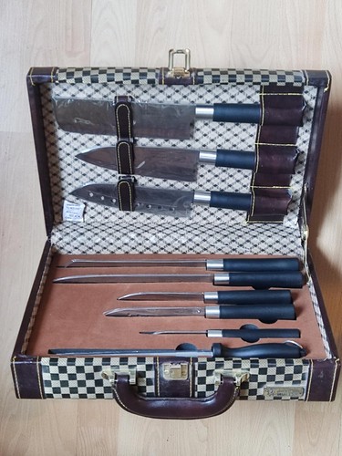 Kochmesser set koffer - kochmesser, koffer.