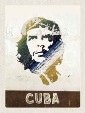 Holzschild 40x30 cm Cuba
