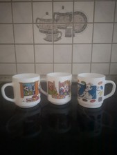 3x Smarties Kaffeebecher Kaffeetasse Disney Grimm Märchen 90er Vintage sammeln