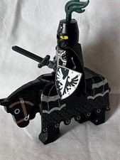 Lego Castle 10223  ,Ritter Figur , schwarzer Ritter, Kingdom ,Pferd, Sammler 