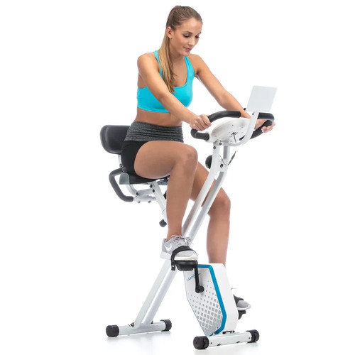 Klappbarer heimtrainer mit - klappbarer,