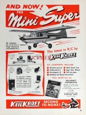 KEILCRAFT ferngesteuertes Modellflugzeug Anzeige Vintage 1965 Printanzeige 677-45