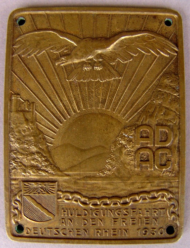 Antike adac bronze plakette - antike,