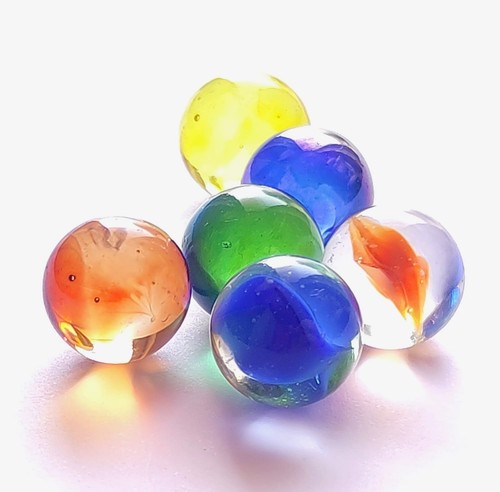 Vintage glasmurmeln konvolut - 6,