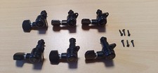 Schaller M6 Klemm Mechaniken 6x links schwarz