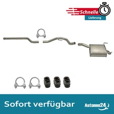 Mittelrohr + Endschalldämpfer