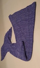 Meerjungfrau Mermaid Decke Anzug Lila Kuscheldeck Couchdecke 184cm Viral # SALE%