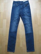 H&M &denim Shaping High Sqin blau 27/32