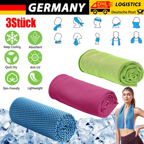 3er set kühlendes handtuch - 3er,