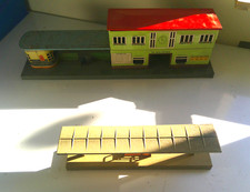 Vintage Bahnhof Bahnsteig /