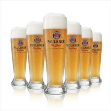 6x Paulaner Weißbier Glas