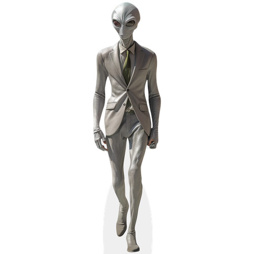 Alien lebensgroßer - alien,