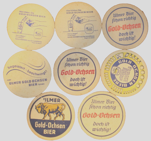 Alte bierdeckel brauerei - 8,