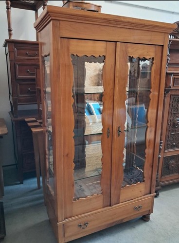 Antiker schrank vitrine - antiker,