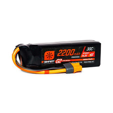 14.8V LiPo 2200mAh 4S LiPo 30C Smart G2 SPMX224S30 Spektrum ohne Balanceranschl.