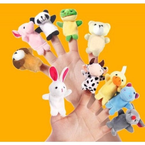 Fingerpuppen set tiere - 10,