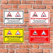 Schild Alarmanlage -