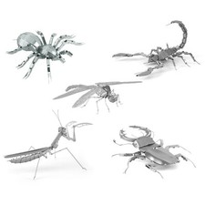 3D - Laser Metall Puzzle, Insekten, Konstruktionsspielzeug, Bausatz 