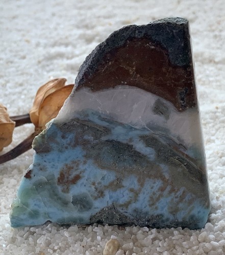 Larimar scheibe heilstein - larimar,
