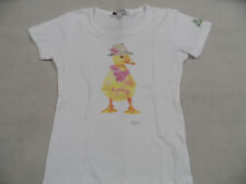 BALBINA schönes Shirt Ente m. Strass weiß Gr. 128/134 TOP BI1218